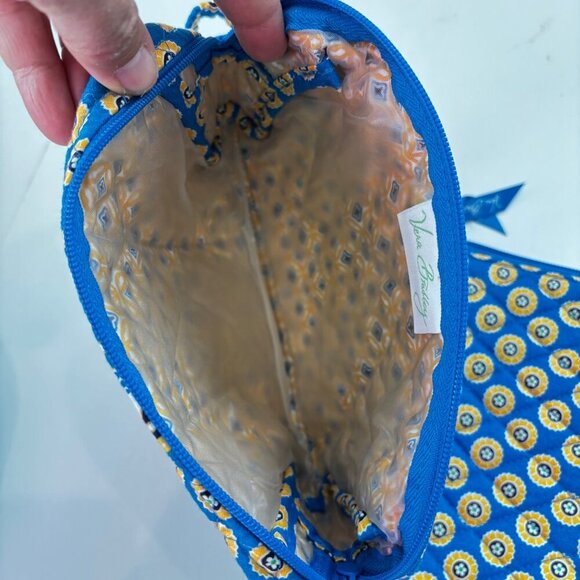 Vera Bradley Travel Set Duffle Bag Cosmetic Pouch Wallet Riviera Classic Excel! - Picture 14 of 16